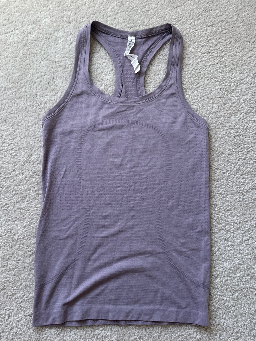 Lululemon Athletica Dusty Lavender Swiftly Racerback Tank
